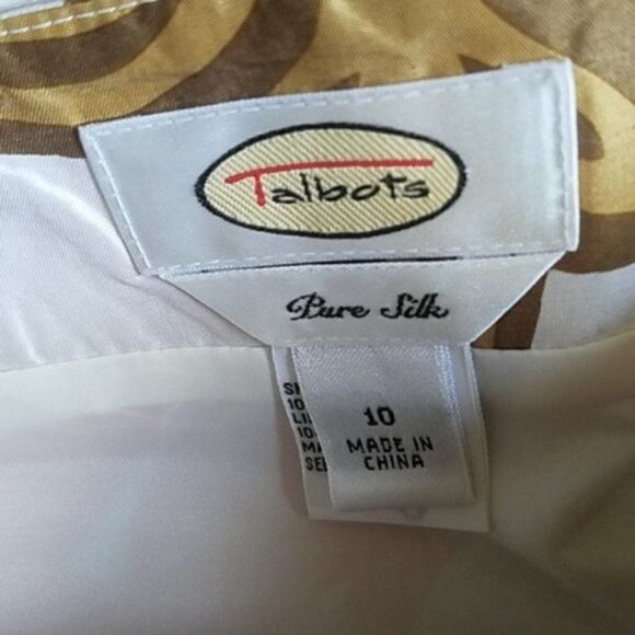 ⚘ Talbots 100% silk skirt - Picture 2 of 8
